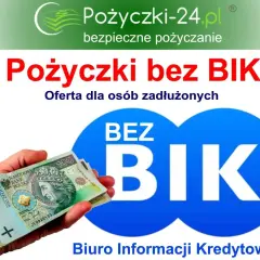 Pożyczki bez BIK dla zadłużonych. Oferta Pożyczki-24.pl, która nie patrzy na zapytania w BIK. Dłoń trzyma plik banknotów 100 zł.