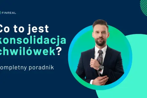 Mężczyzna w garniturze uczy, jak skonsolidować pożyczki pozabankowe. Kompletny poradnik.