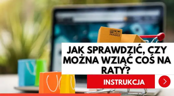 Zakupy na raty dla zadłużonych? Sprawdź, czy to możliwe. Laptop, zakupy i instrukcja.